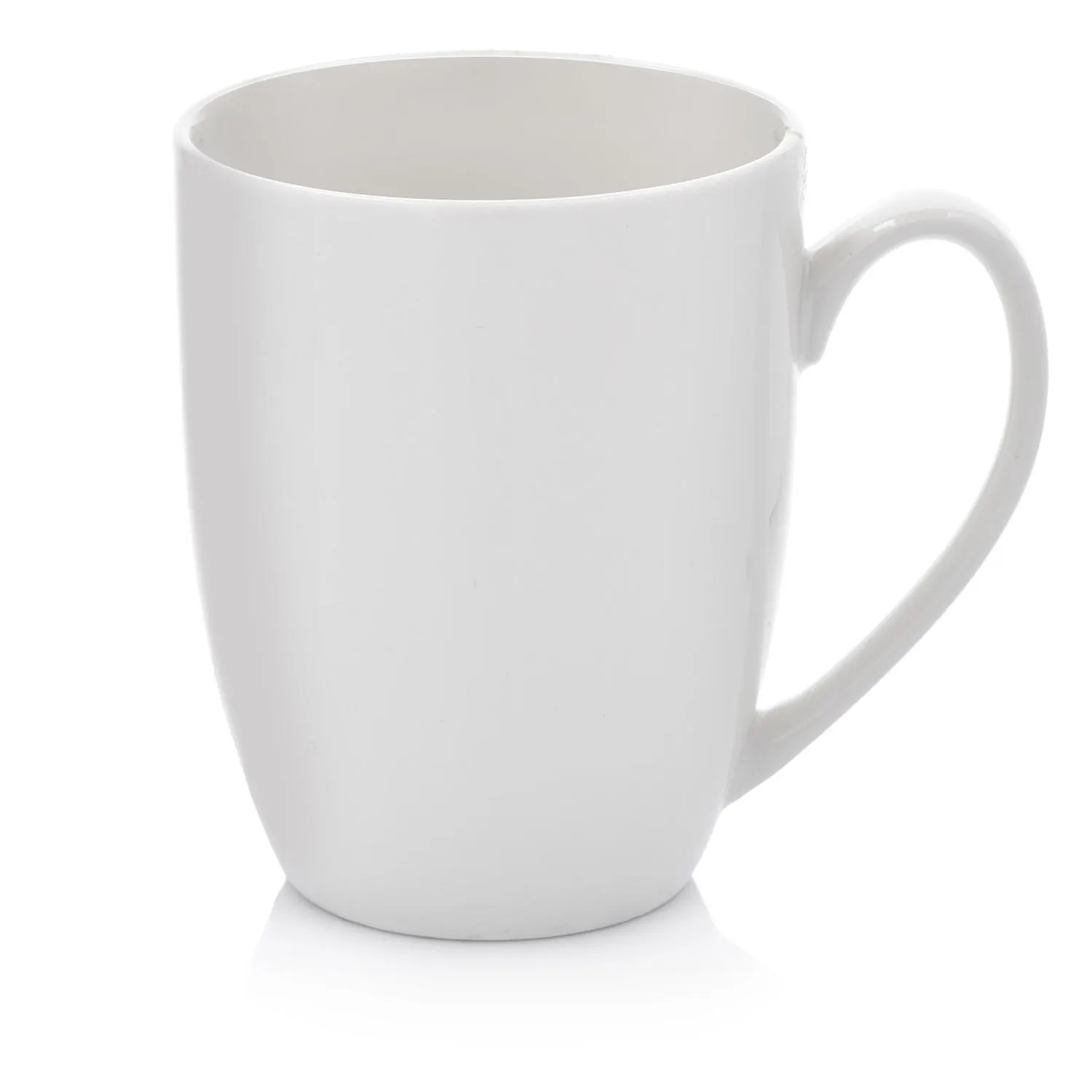 image kubek, biały, ceramiczny, duży, gładki