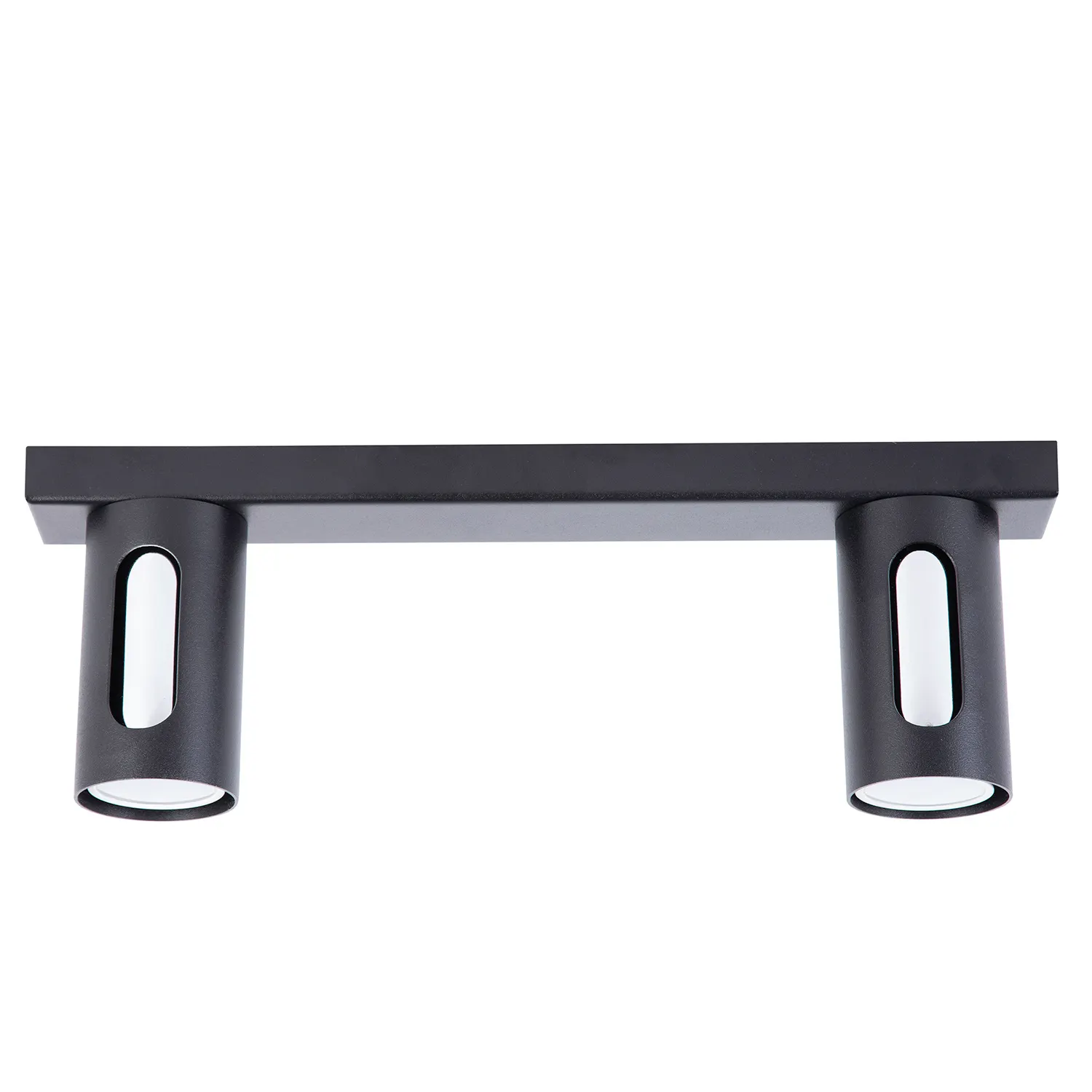 Plafon stalowy FLOW 2 czarny srebrny - SI_41209