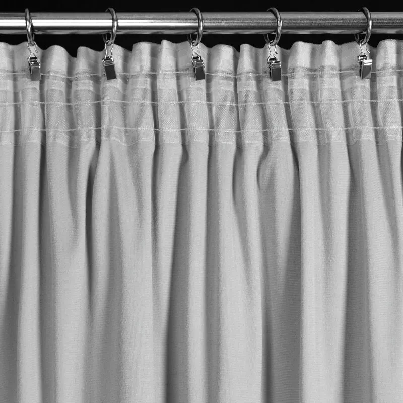 ZASŁONA GOTOWA DANI NA TAŚMIE 140 X 270 CM SREBRNY - EU_454062