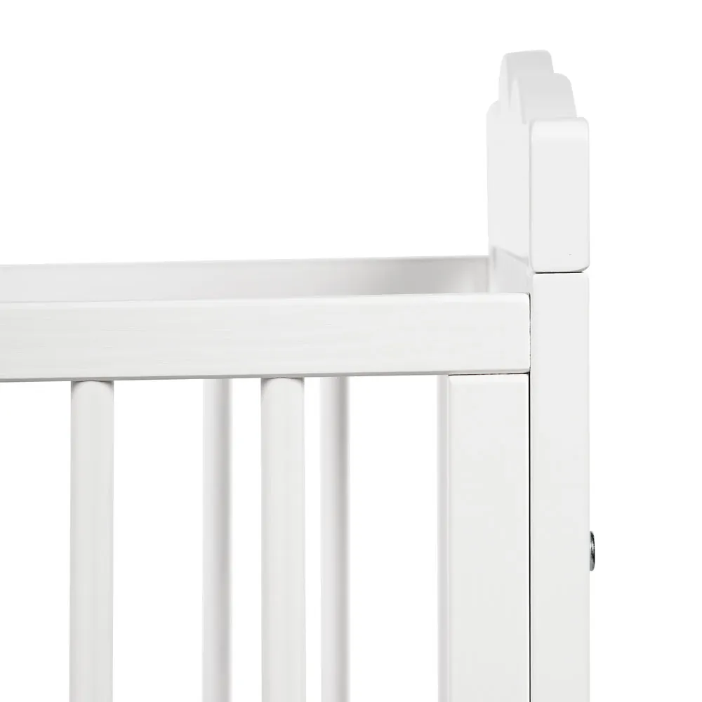 Łóżko dziecięce niemowlęce OLIVER białe 60x120 - OLIVER01