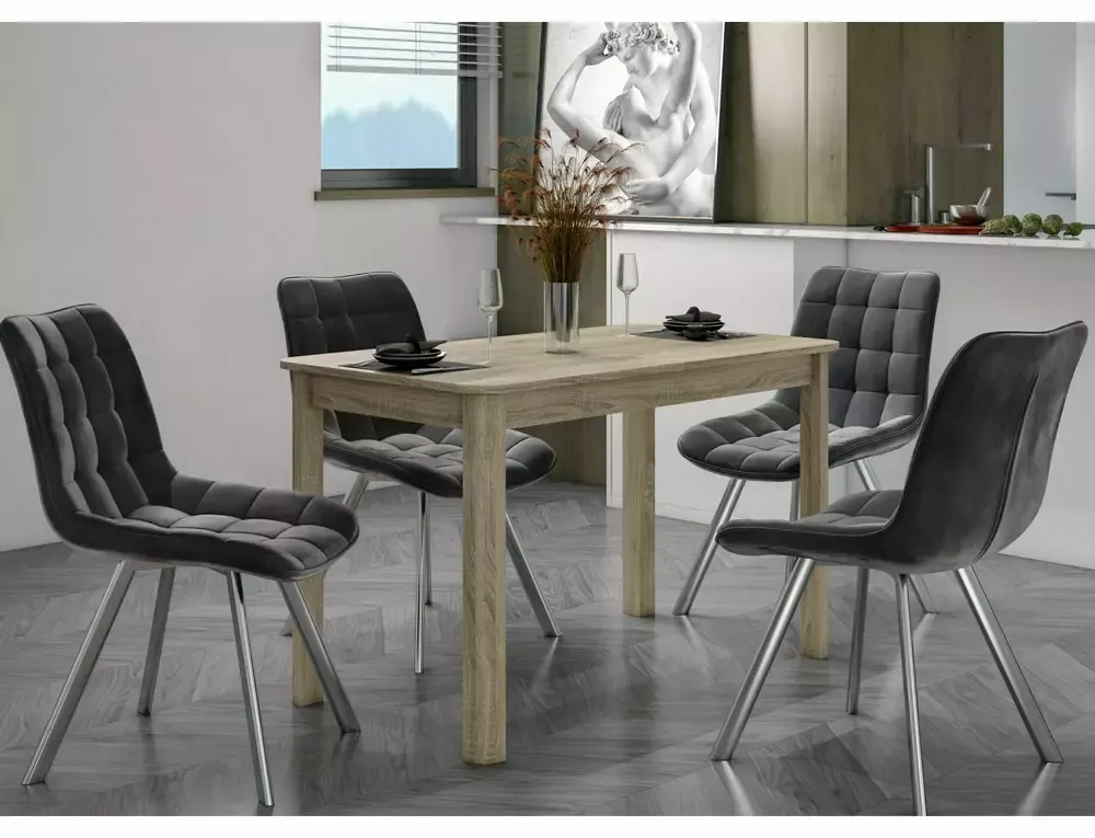 Stół rozkładany DIEGO II dąb sonoma 65x105(140) Signal - DIEGO2DS105