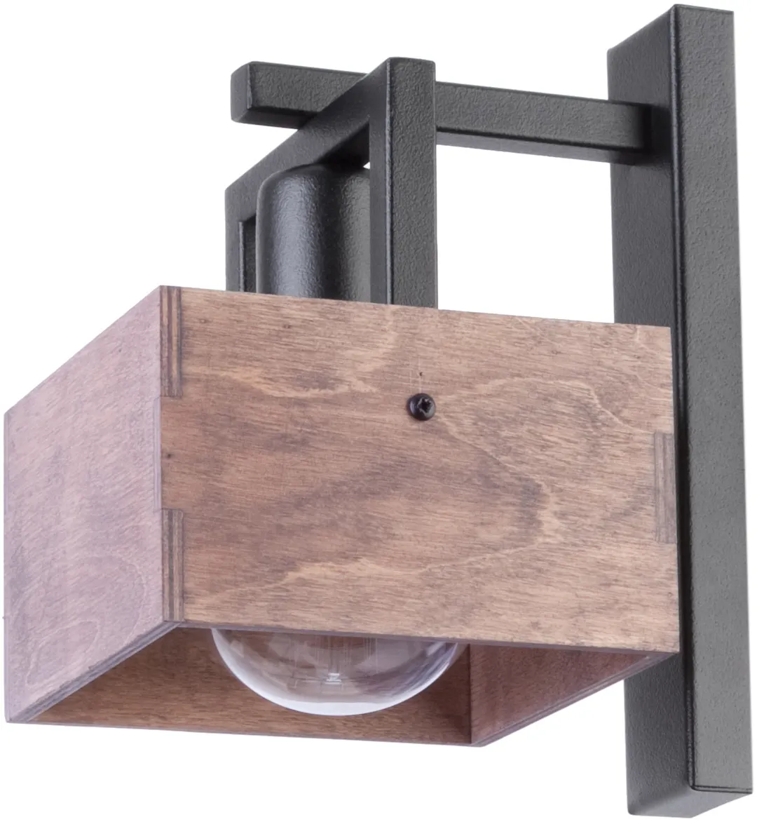 Kinkiet DAKOTA czarno-brązowy Kinkiet DAKOTA czarno-brązowy