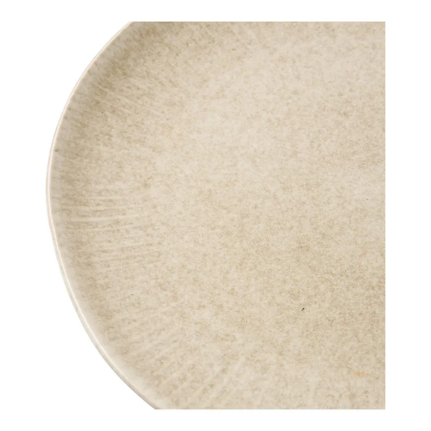 Talerz obiadowy ceramiczny VIOLA 21 zestaw 4szt. beżowy - 4720003