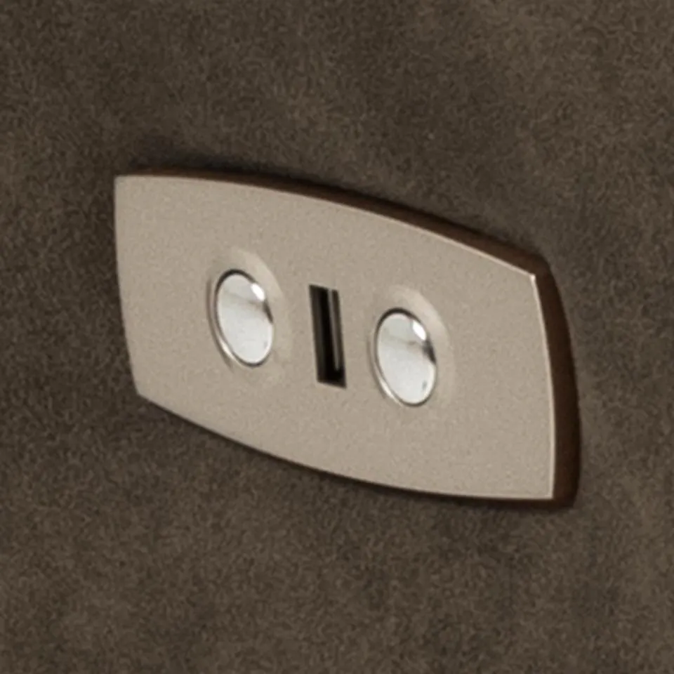 Fotel LENNIE obrotowy Antracyt z elektrycznie regulowanym zagłówkiem - 0000096936