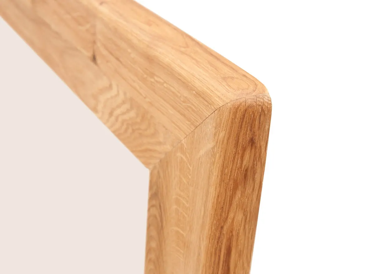 Lustro dębowe do przedpokoju mniejsze Gialo 70x100x3 cm - 2SGIA06