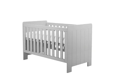 Łóżeczko-tapczanik CALMO 70x140 z regulacją wysokości szare - PIN_021-011-138