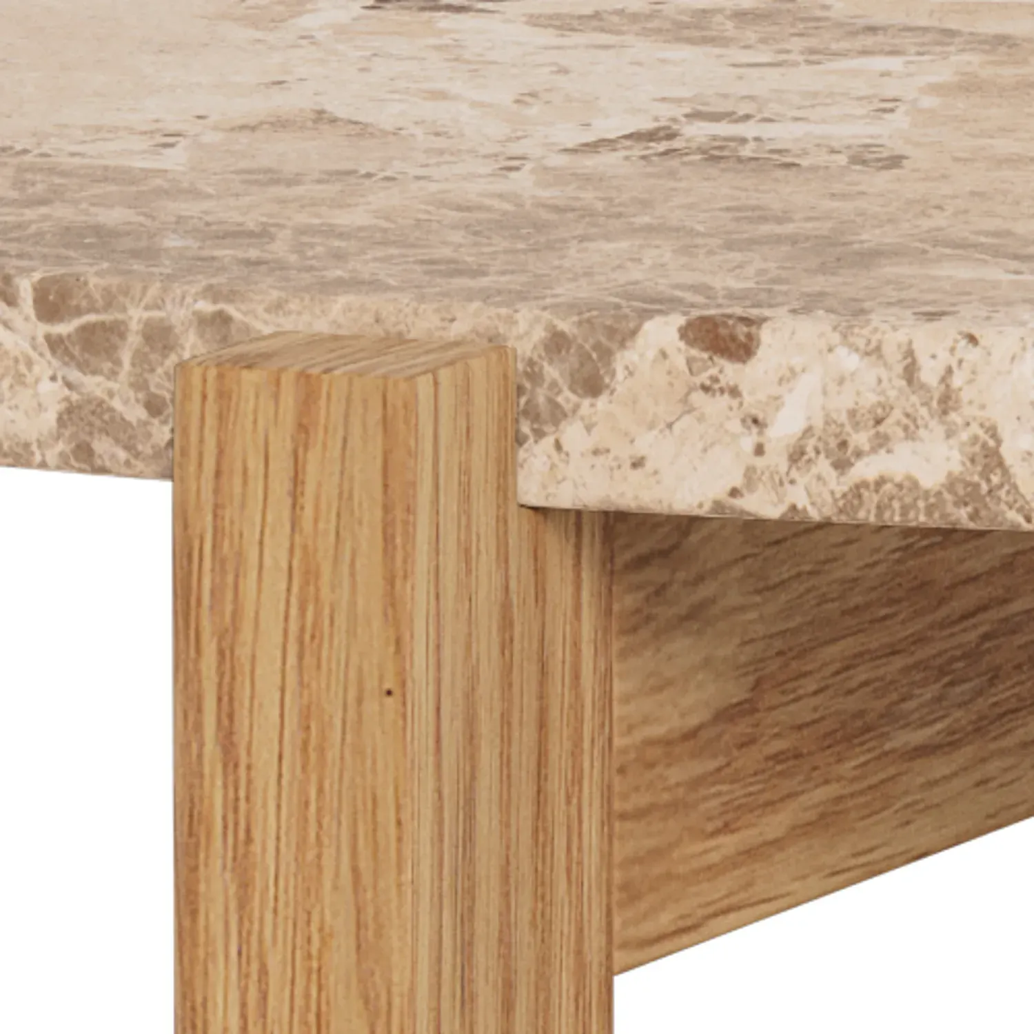 Stolik kawowy DORSETT 80 cm latte połysk - H000025776