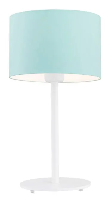 Lampa stołowa MAGIC metalowa biała miętowa 55x25cm Lampa stołowa MAGIC metalowa biała miętowa 55x25cm