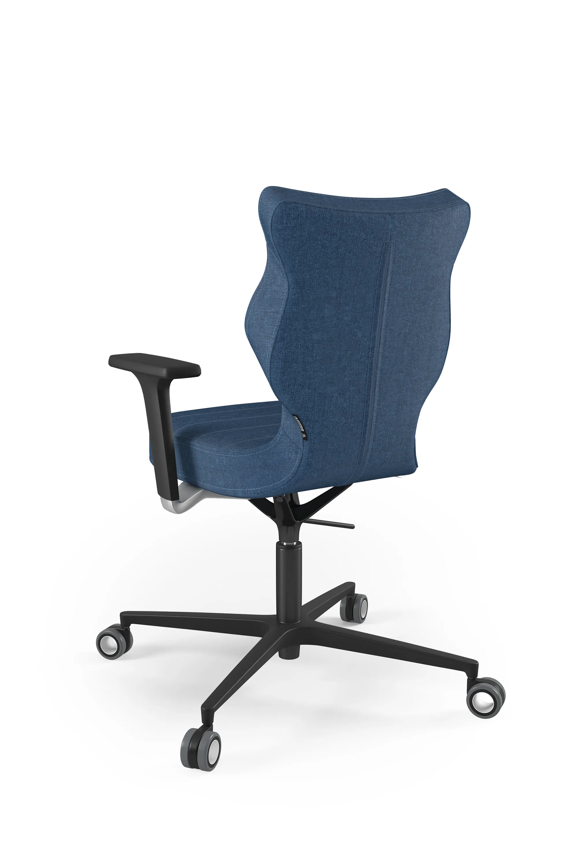 Krzesło obrotowe Zodiac Plus czarny Palladium 24 rozmiar 6 - KC-I-6-B-D-PD24