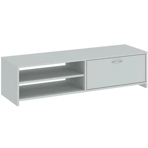 Szafka RTV z 1 szufladą i półką CATCHY 120cm szara Meble, kredens, Tabela, Stolik kawowy, Gabinet