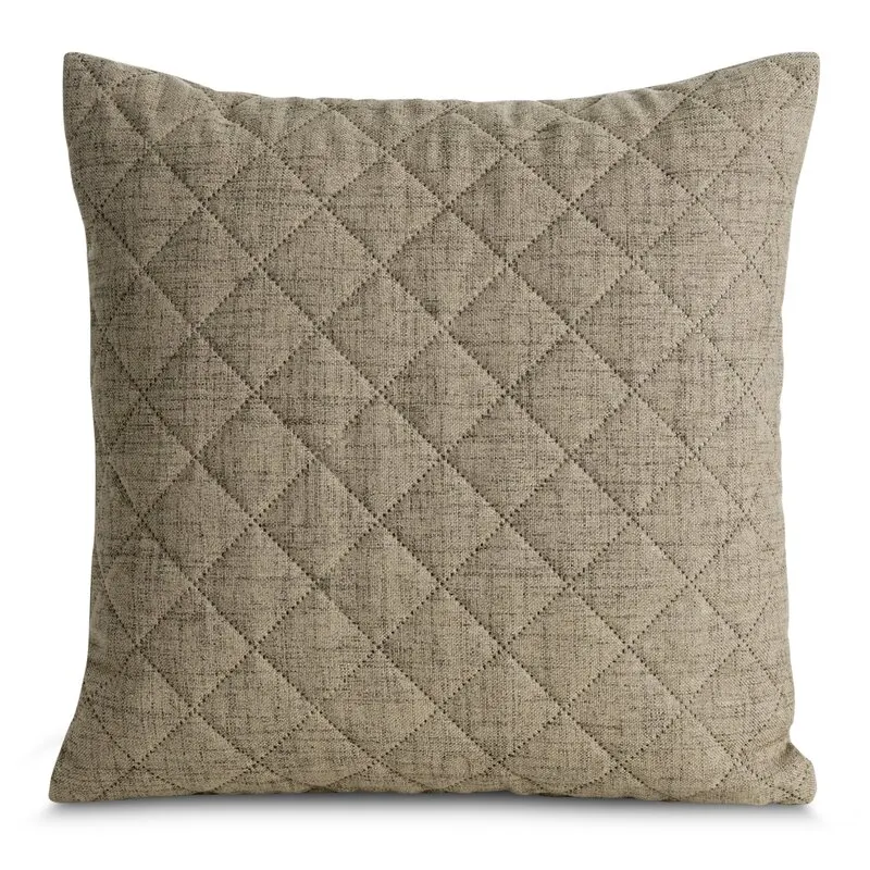 POSZEWKA LEN 1 45 X 45 CM CIEMNOBEŻOWY - EU_436565