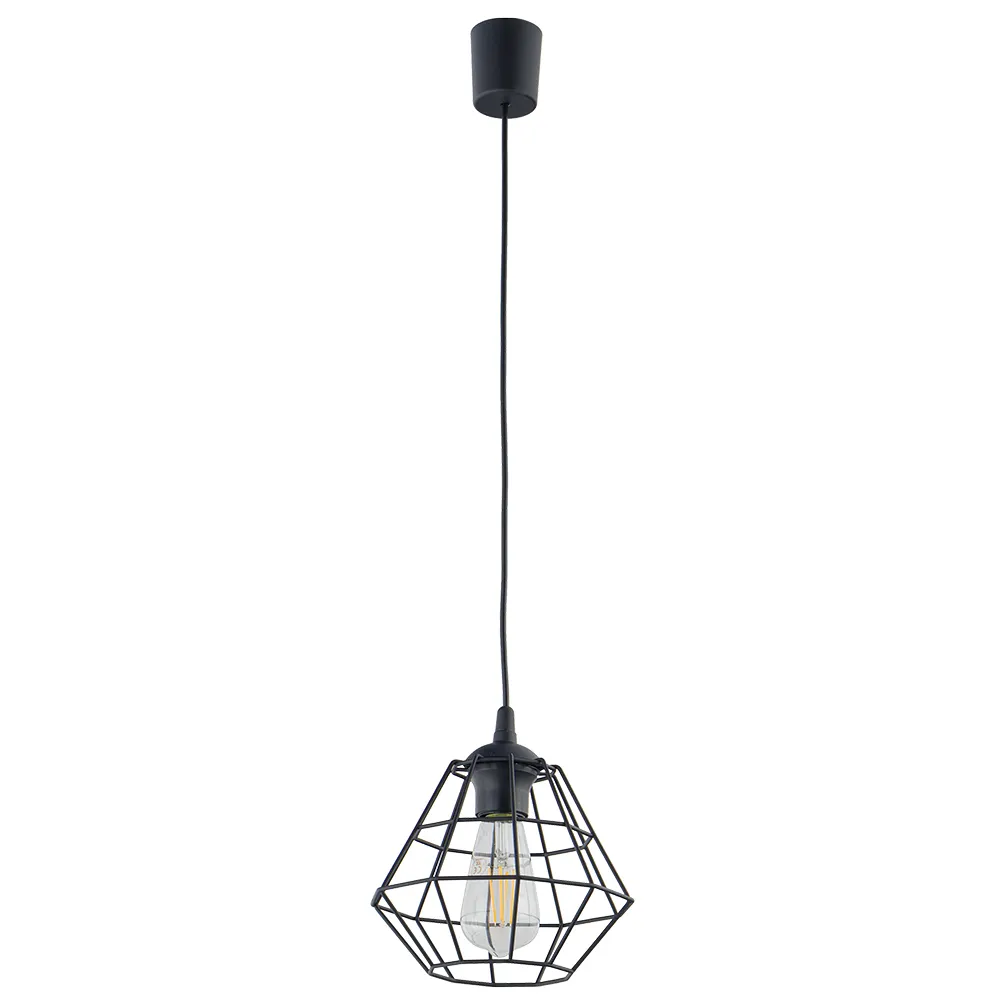 Lampa wisząca DIAMOND czarna 110x22cm