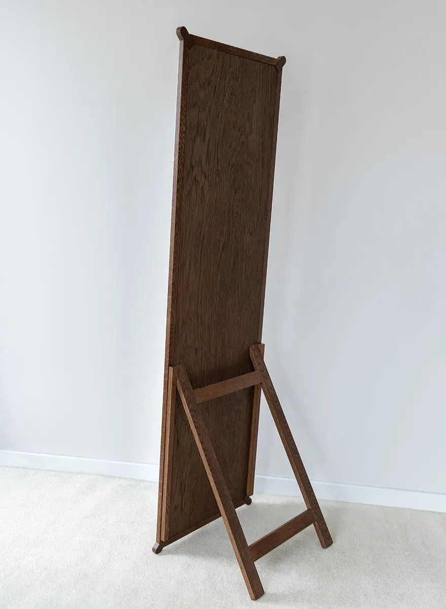 Lustro stojące dębowe CAMPI 53x179 cm tabacco - KULCA03T