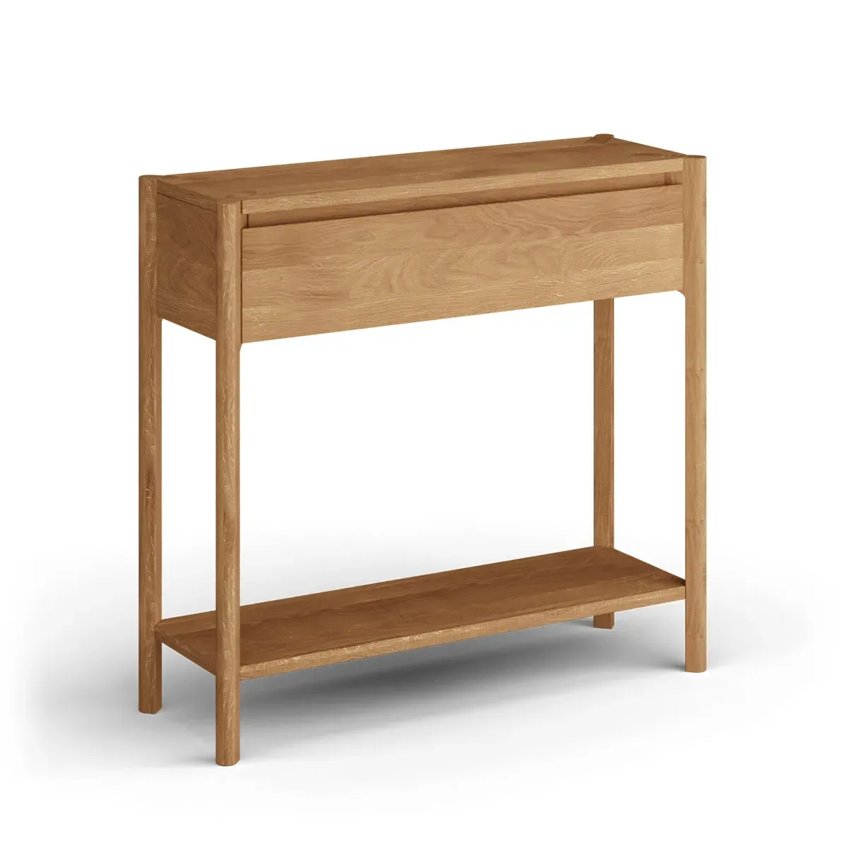 Konsola z szufladą dębowa CAMPI dąb olejowany