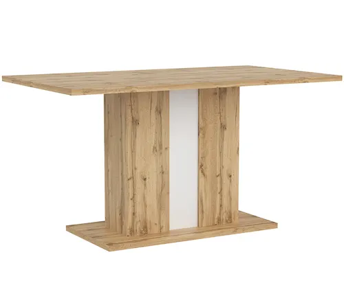 Stół na podstawie CROSBY 76x138 dąb wotan biały Meble, Tabela, Stół do jadalni, Stolik kawowy, Skrzynka pocztowa