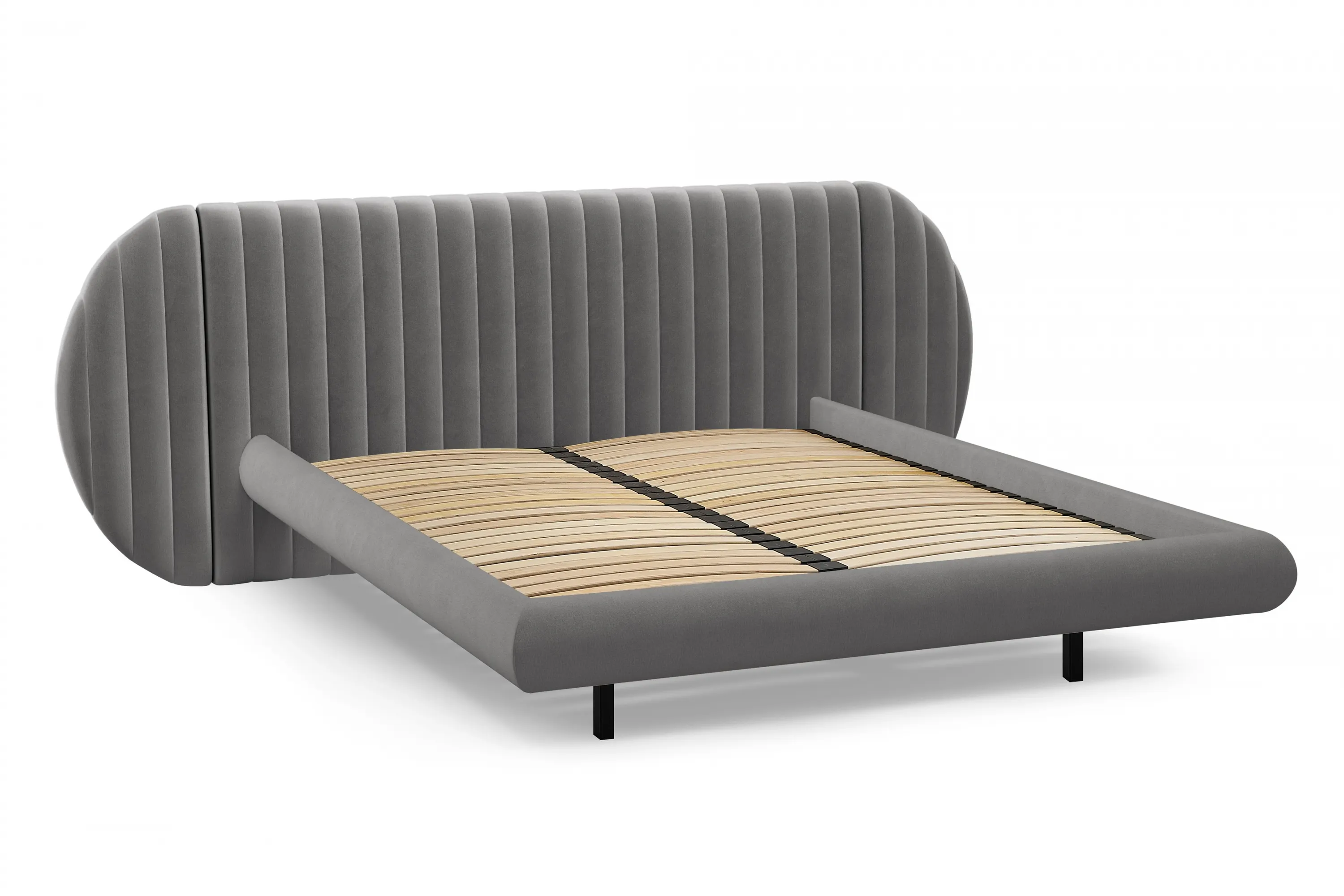 Łóżko Galin lewitujące / 180x200 / Salvador (SIC) 14 - szary