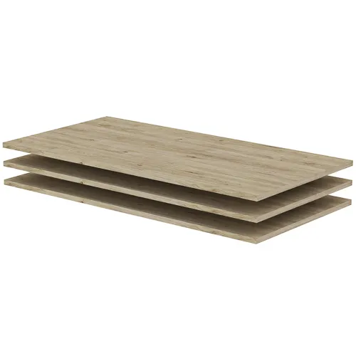 Półki do szafy BERNO 200 (zestaw 3 sztuk) Kolor Jackson Hickory