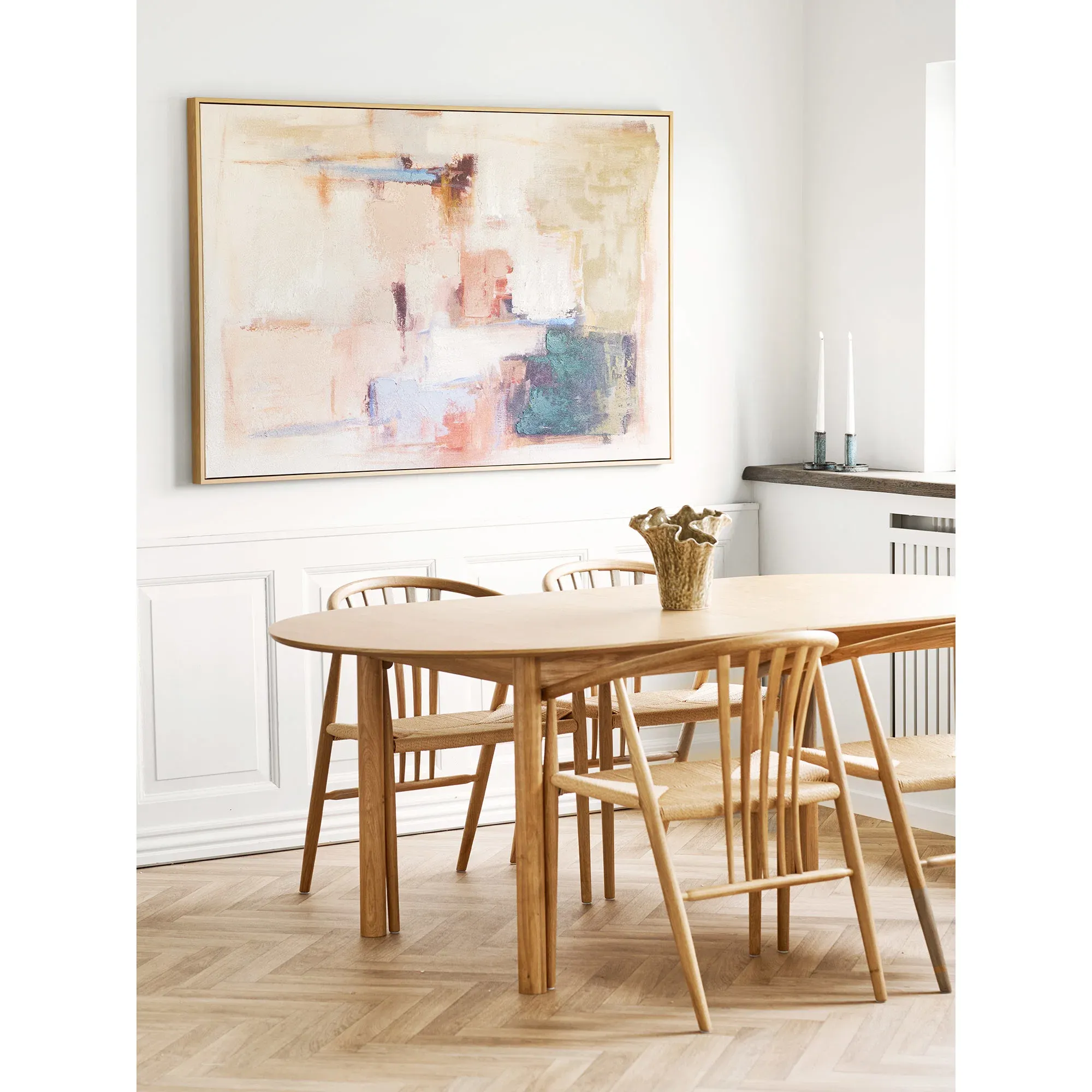 Dekoracja ścienna INEZ 100x150 piaskowo-beżowy — zdjęcie 2