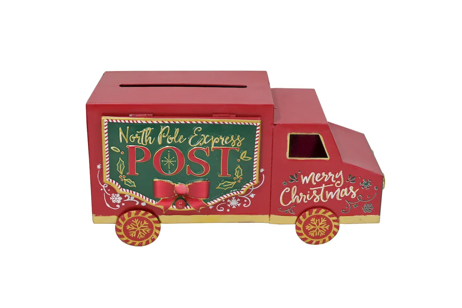 SKRZYNKA NA LISTY metalowa SAMOCHÓD 1661 czerwony - EWAX_1661