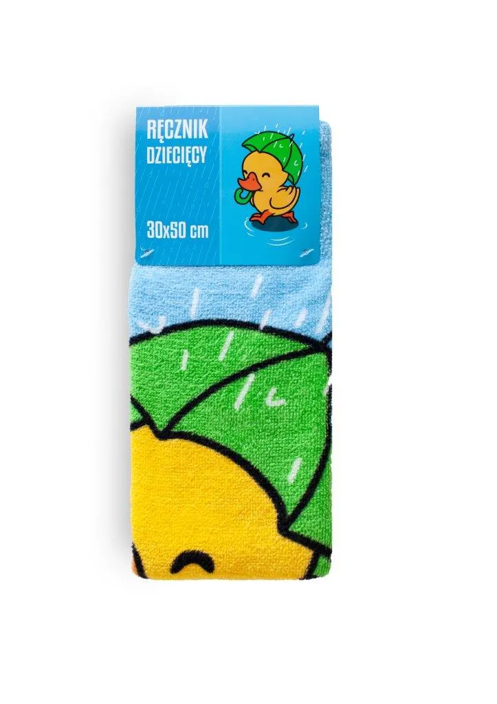 Ręcznik dla dziecka ZWIERZAKI 017 KACZUSZKA 30x50 gramatura 350 niebieski - FARO_29713