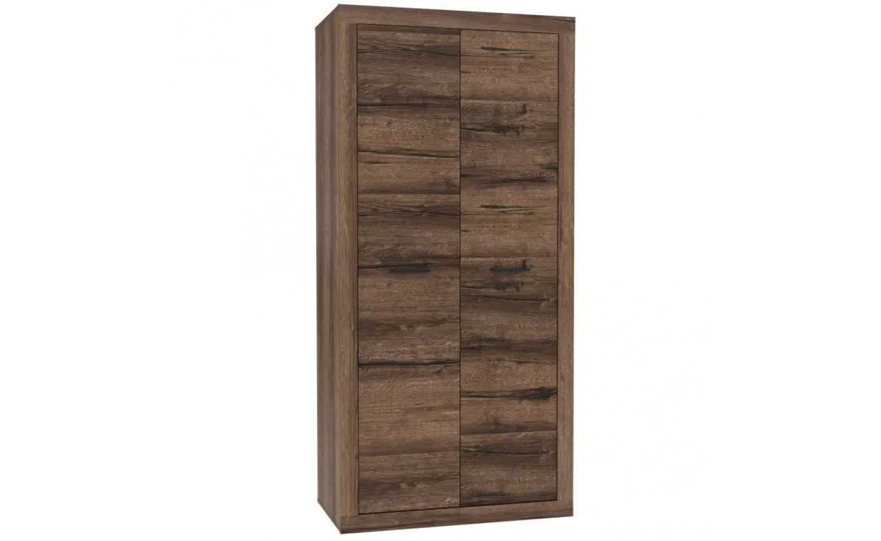 Szafa 2-drzwiowa TRASS drążek półka 197x93 dąb szlachetny Szafa 2-drzwiowa TRASS drążek półka 197x93 dąb szlachetny