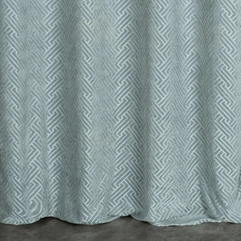 ZASŁONA GOTOWA ISLA 140 X 250 CM STALOWY - EU_386970