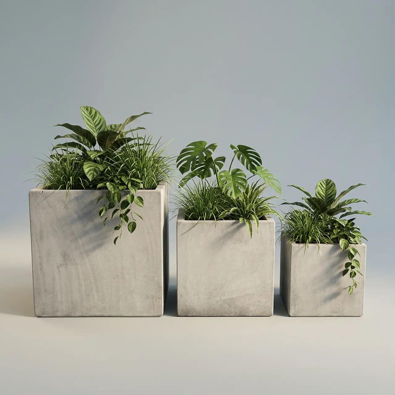 doniczka, rosliny, kwiat doniczkowy, monstera, zielone liście
