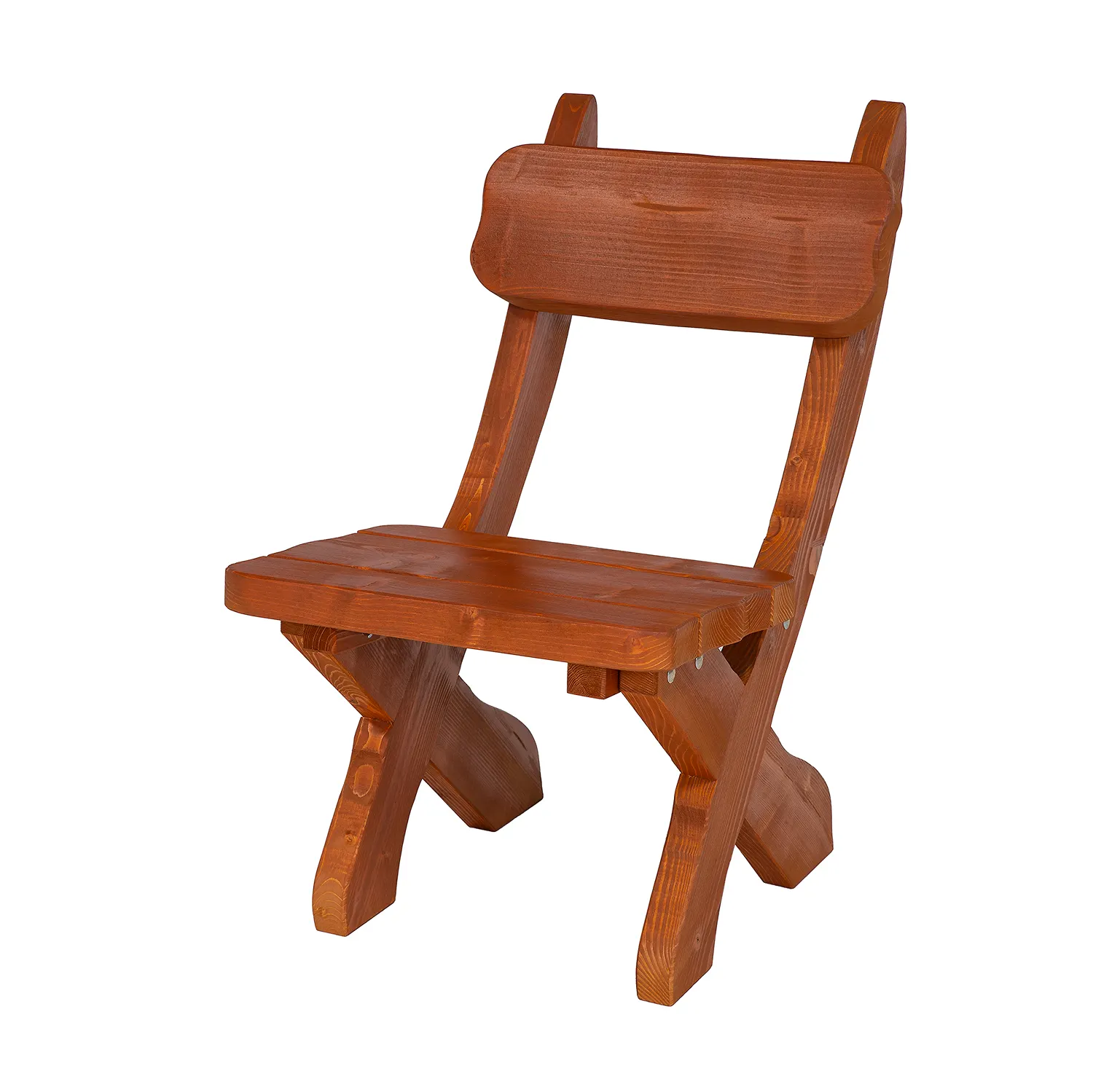 Krzesło ogrodowe drewniane MILO świerk kolor świerk tik - DR_MO230_KRZESLO