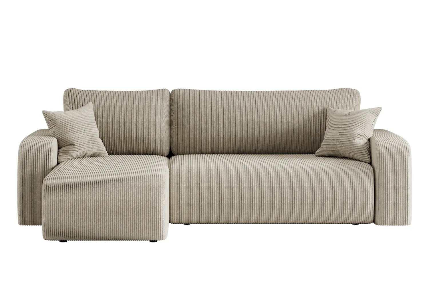 Narożnik uniwersalny PIANO L tkanina Poso 02 cappuccino - NAROZNIK_PIANO_POSO02