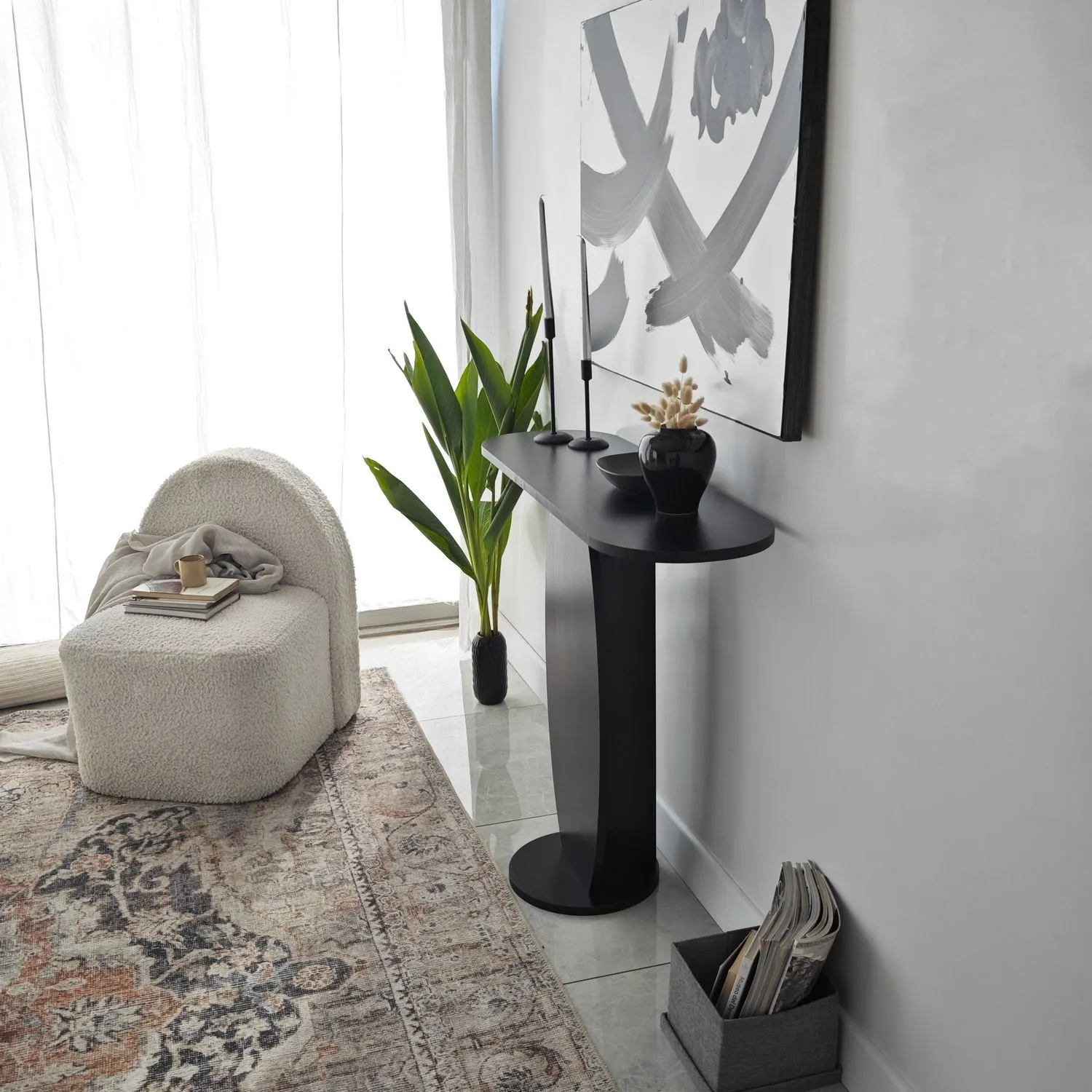 Konsola ELLITTICA 30x100 antracytowa - ASI_552NOS1911