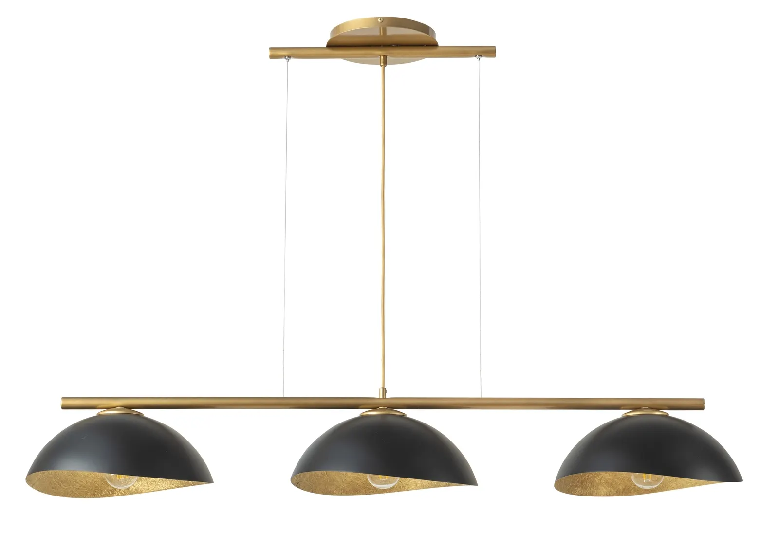 Lampa wisząca SOLAR 3 S czarno-złota Lampa wisząca SOLAR 3 S czarno-złota