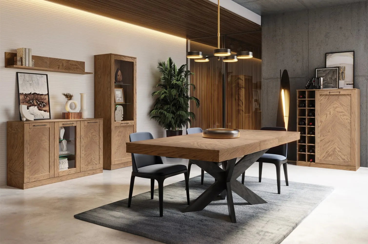 COZY 10 Witryna 1-drzwiowa L z oświetleniem w standardzie SZYNAKA - TH-100-1578