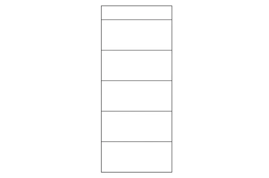 Witryna PORTI 11 drewniana prawa 2-drzwiowa dąb antyczny czarna 198x66x42cm - TH-100-0865