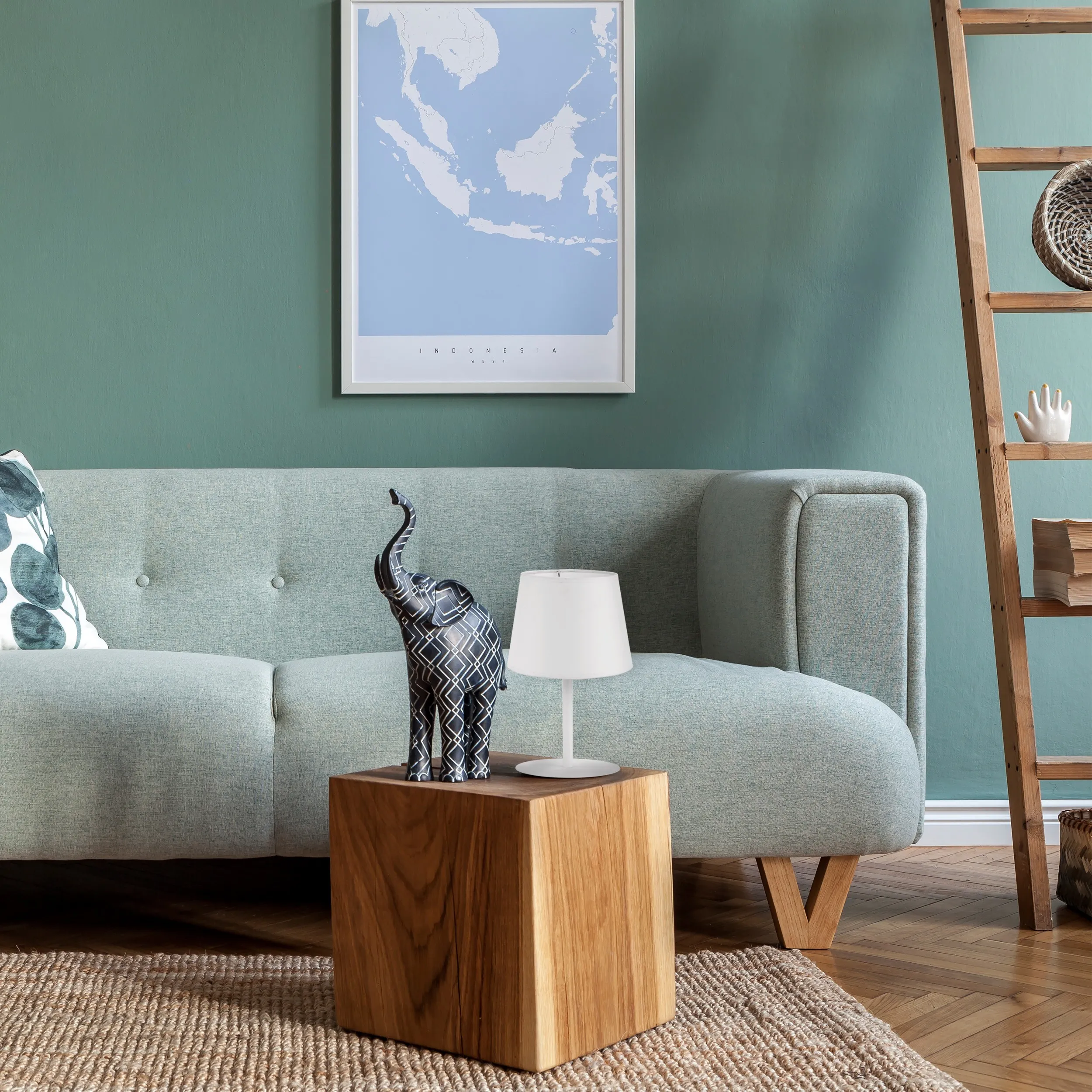 Lampka nocna MAJA biała 36x20cm - TK_2935