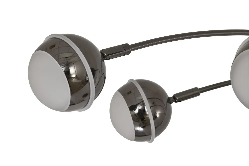 kulowy, kuleczki, lampa, płynne oświetlenie, metaliczny