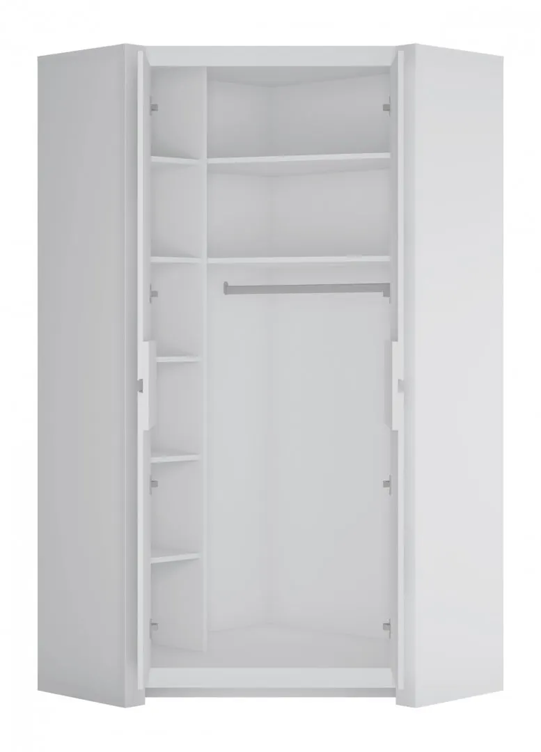 Szafa narożna 2-drzwiowa NOVI NVIS03 Biały - 6000000007891