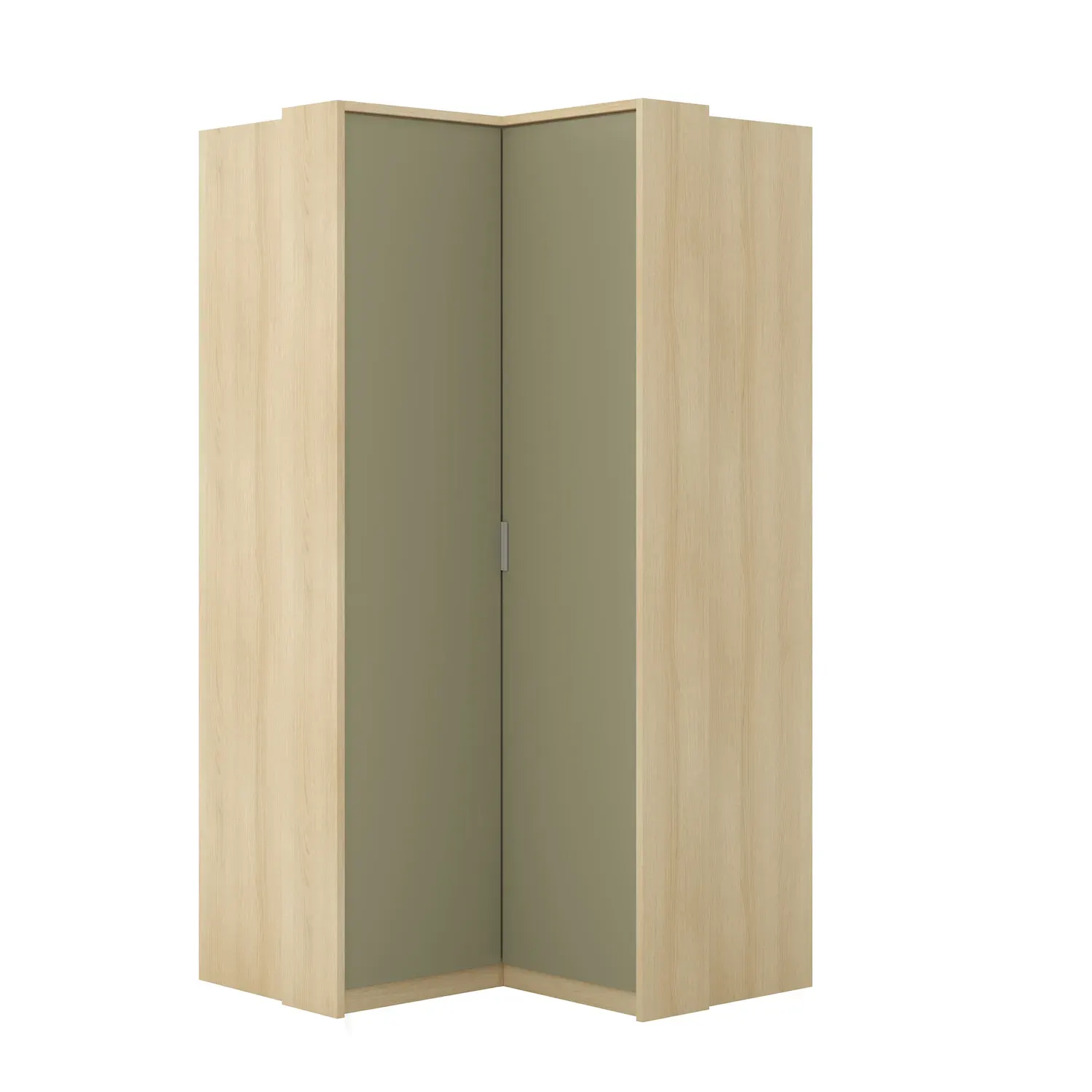Szafa narożna 2-drzwiowa 109 cm TERRA 16 dąb Lindberg eukaliptus