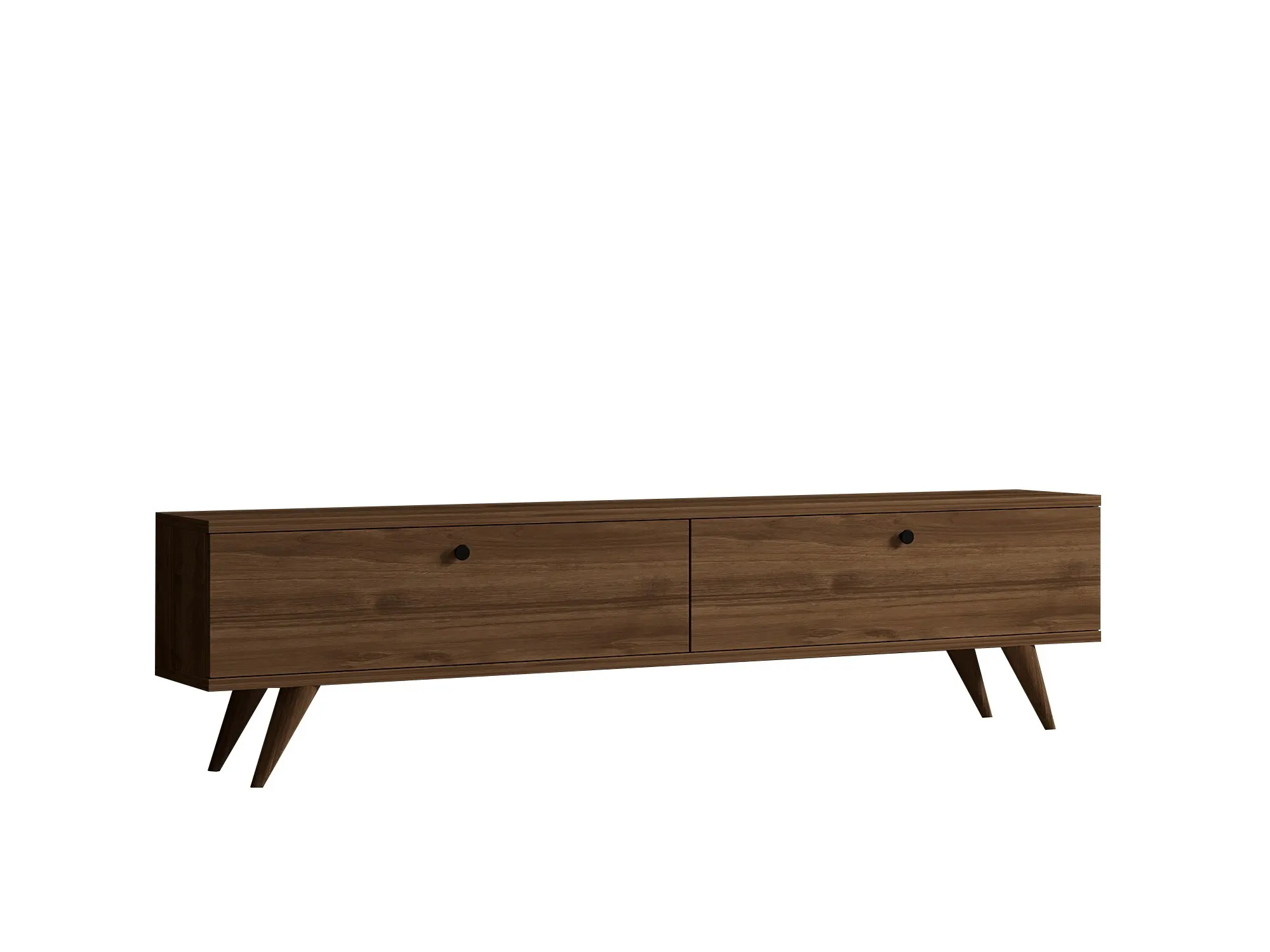 Szafka RTV drewniana 2-drzwiowa PARIS 160 cm orzechowy
