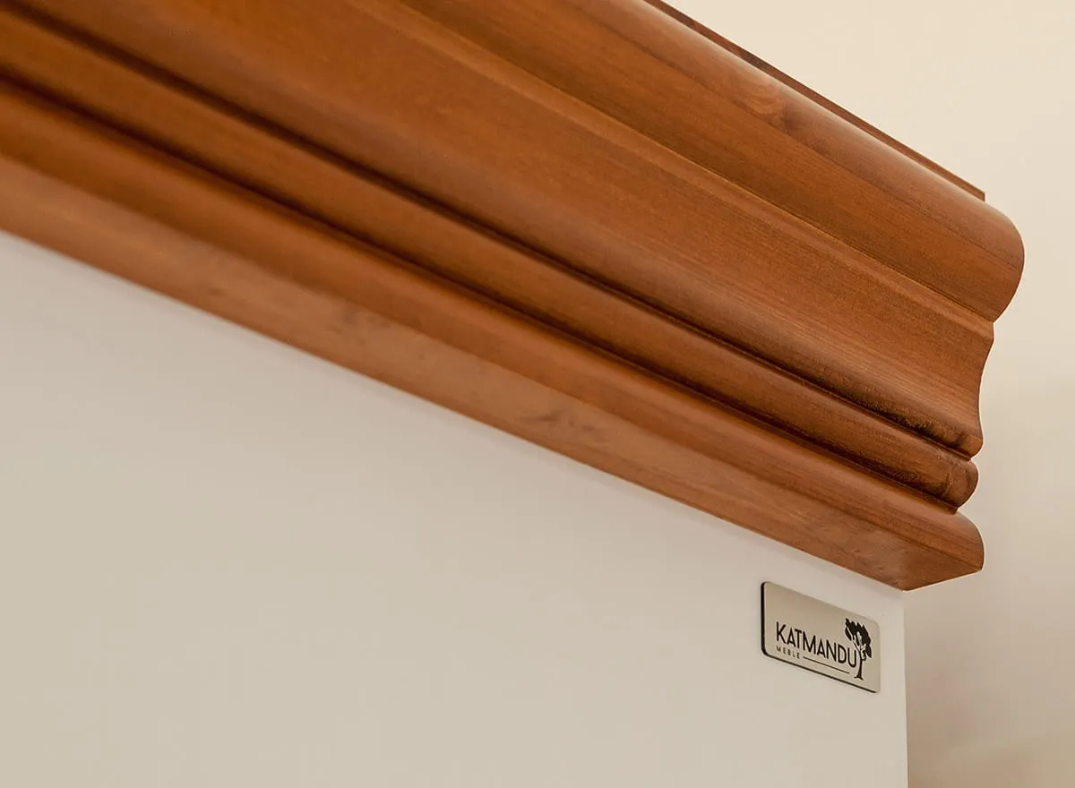 Regał sosnowy Toskania Kolor: biały, bejca - PL2050BS