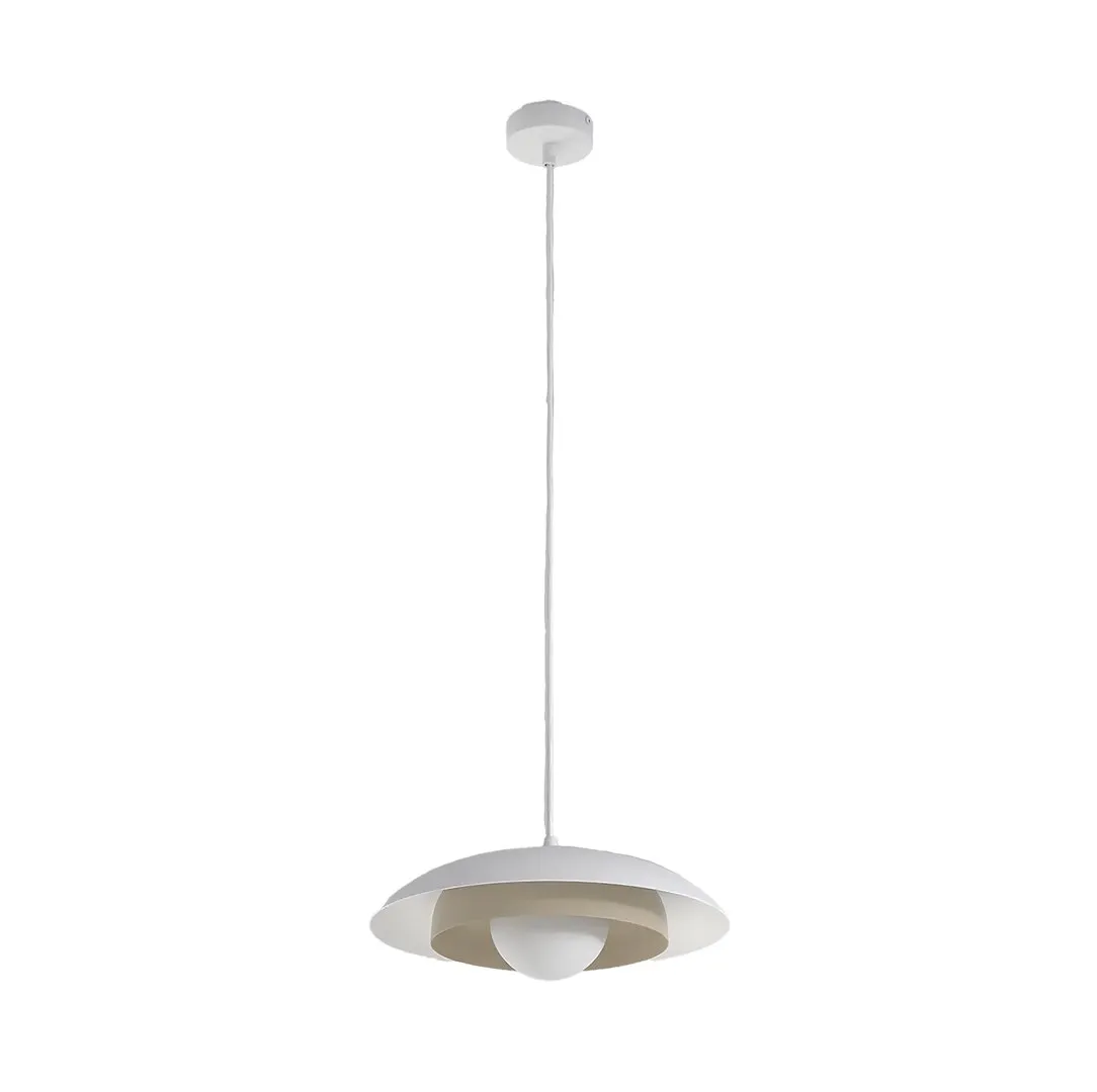 Lampa sufitowa metalowa SKIN 1 WH beżowa — zdjęcie 3