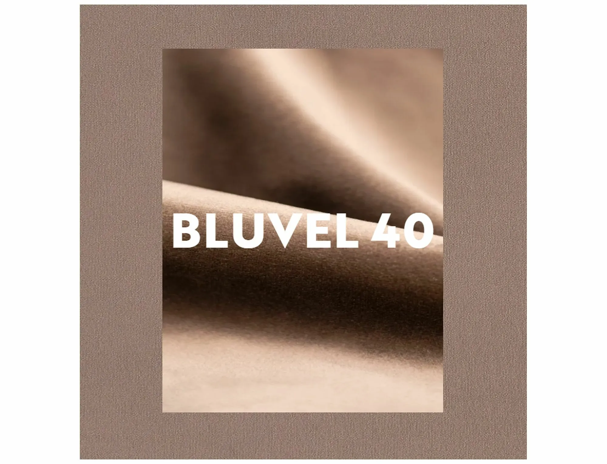 Krzesło RALPH VELVET Bluvel 40 ciemny beż czarny stelaż - RALPHVCCB