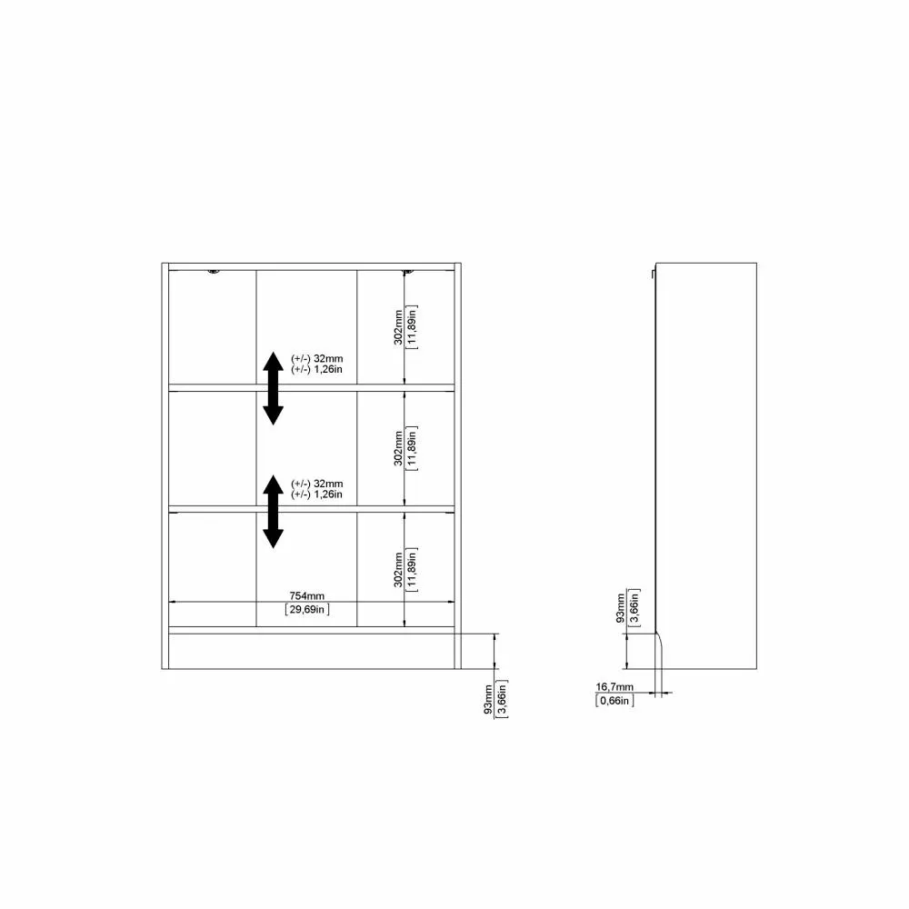 image szafka, meblowy plan, szafka z instrukcjami, szafka z szynami, wymiary 302mm
