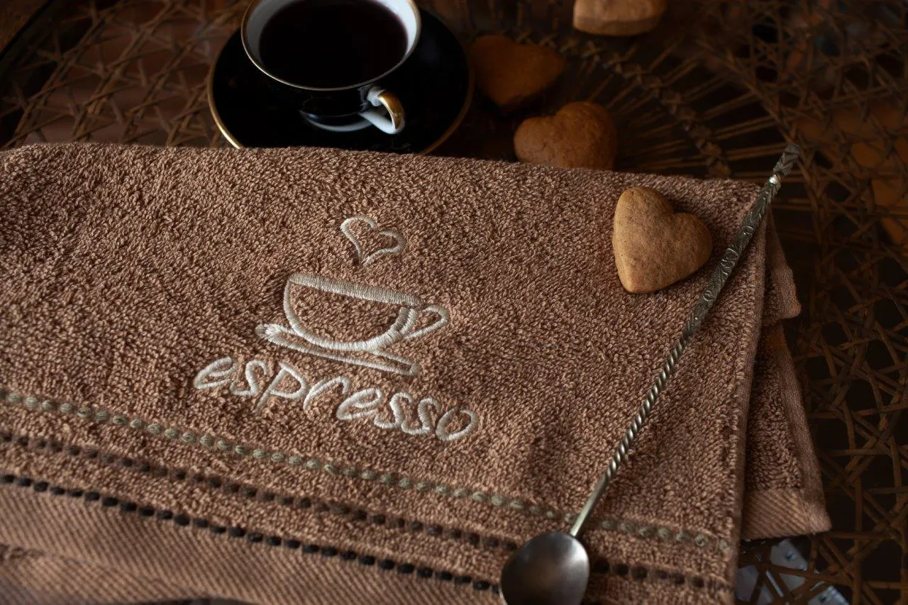 Ręczniki kuchenne 30x50 zestaw 3 szt. COFFEE 001 - FARO_28547