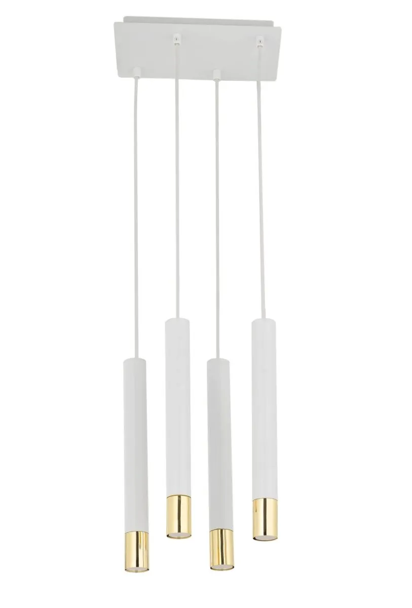 Lampa wisząca SOPEL GRAND 4 biało-złota