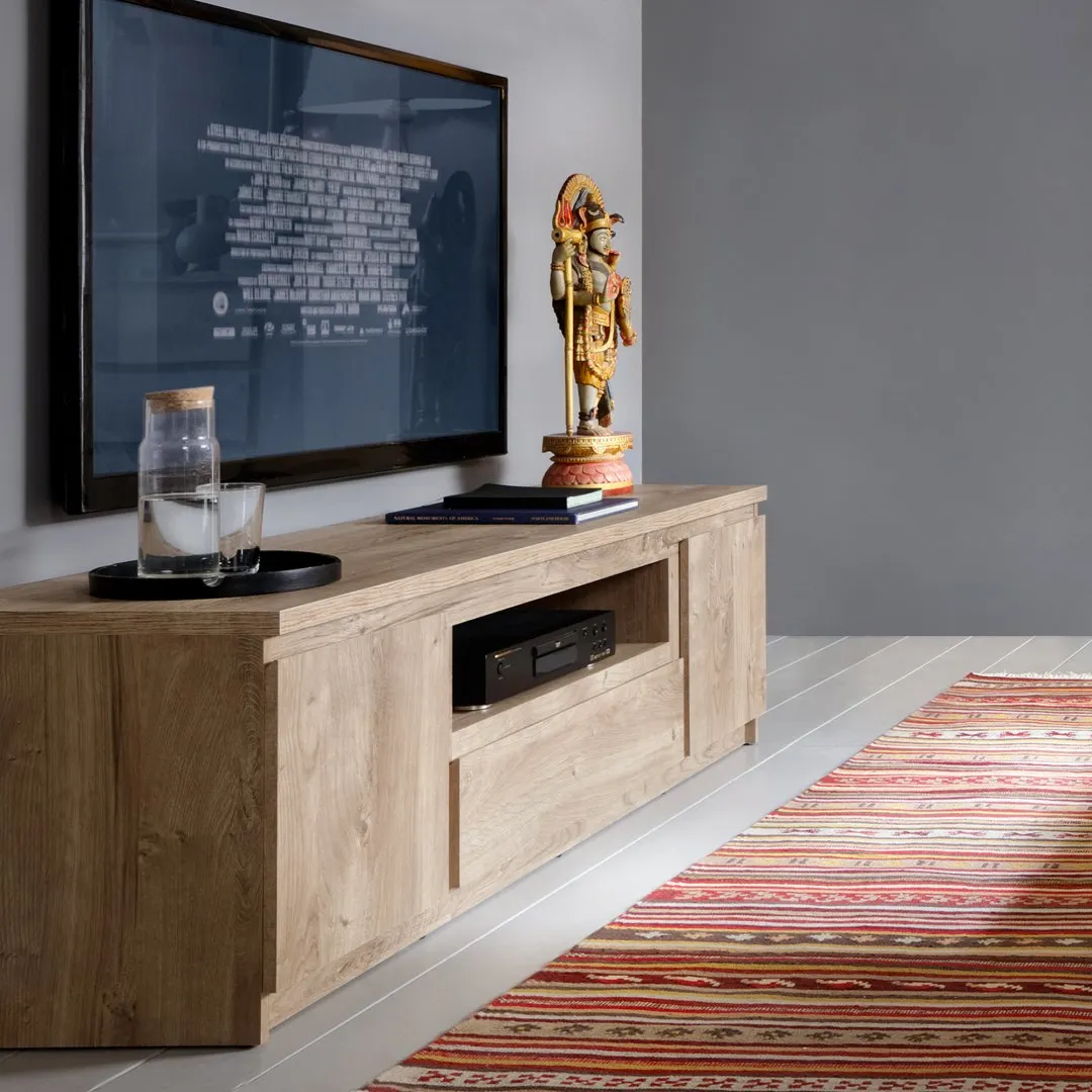 FRIBO FRIF01 KOMODA RTV 2D1S DĄB RIBBECK ZŁOTY - 6000000009512