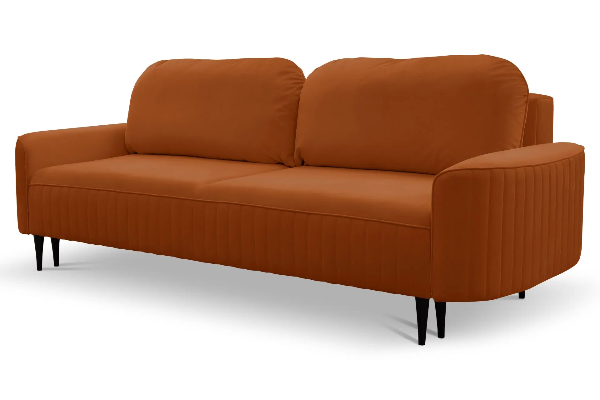 Sofa rozkładana z pojemnikiem VENA VELLUTO 244 cm ceglasta