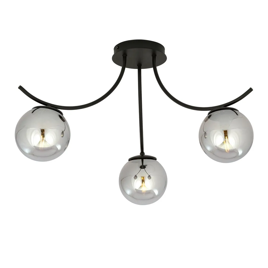 Lampa sufitowa  BOSTON Czarny 1110/3