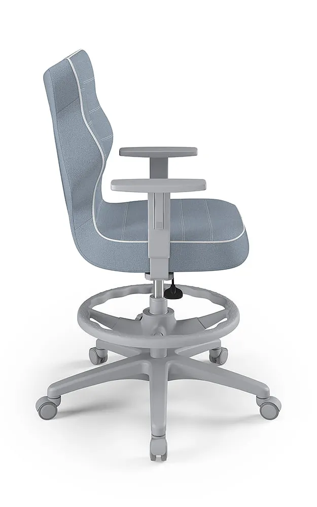 Krzesło młodzieżowe Duo szary Jasmine 06 rozmiar 5 WK+P - CD-D-5-D-E-JS06