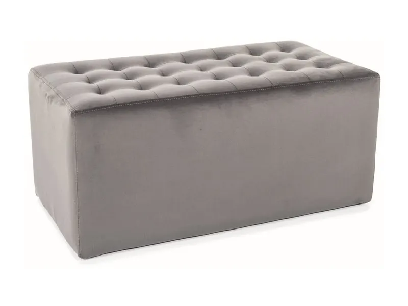 PUF LORI 2 VELVET SZARY BLUVEL 14 PUF LORI 2 VELVET SZARY BLUVEL 14