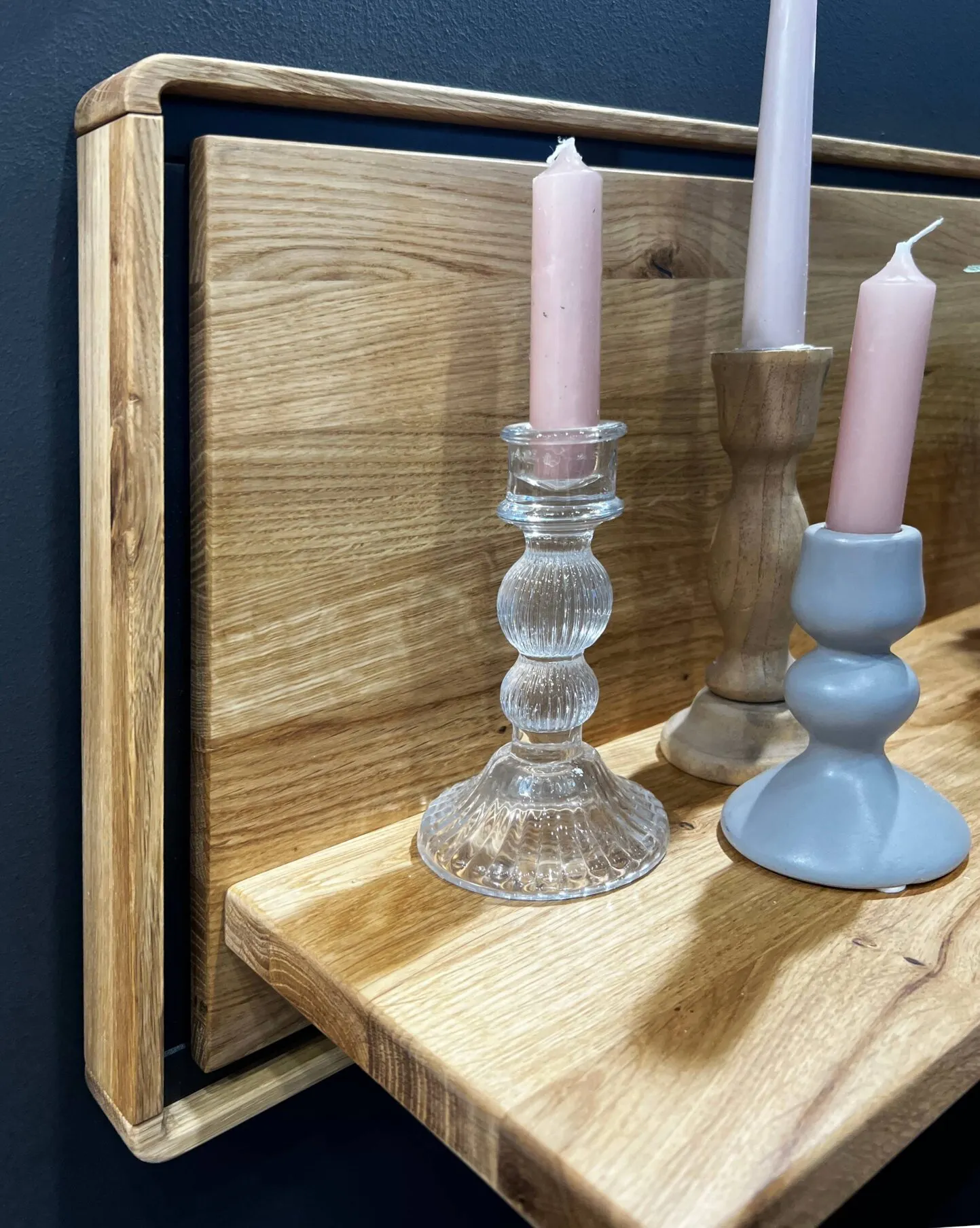 Półka wisząca dębowa MELLOW 140x33x22 - GK_103625501